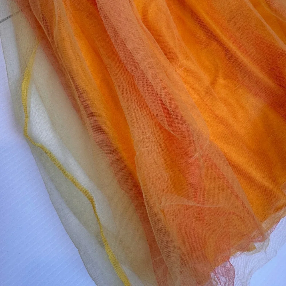 Orange‎ Bird Tutu Dress Kids 8 Green Orange Epcot Whitydarling